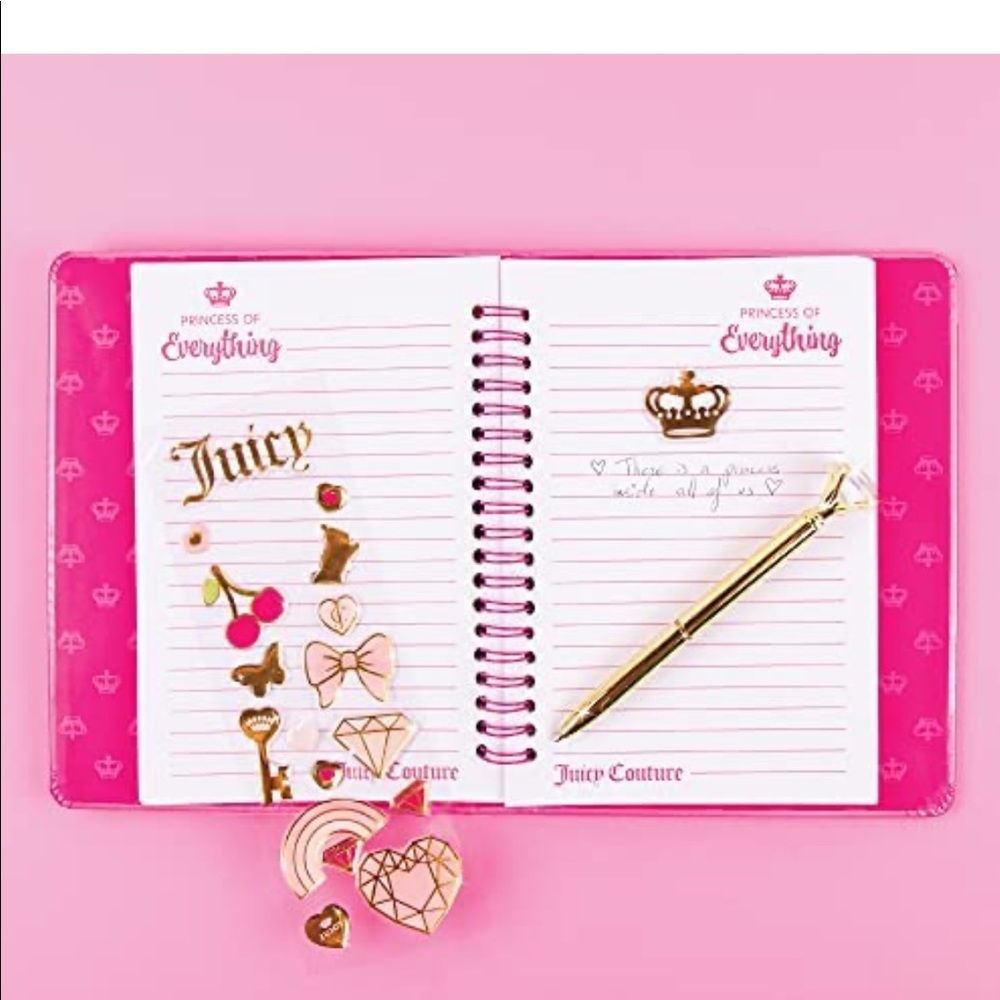 Juicy couture 19 piece princess of everything glitter journal - Picture 5 of 9